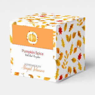Handmade Homemade Pumpkin Spice Bath Bomb Box