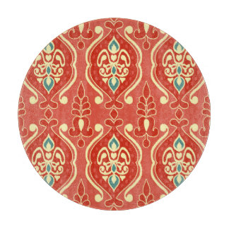 Handmade Ikat: Ethnic Boho Fabric Cutting Board