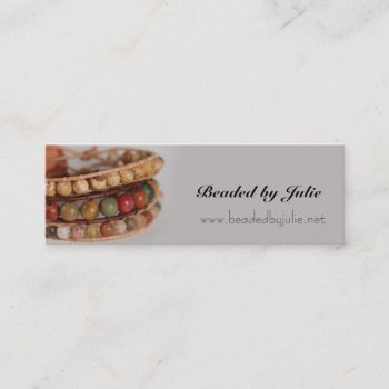 Handmade Jewelry 2 Business Card by RossiCards at Zazzle