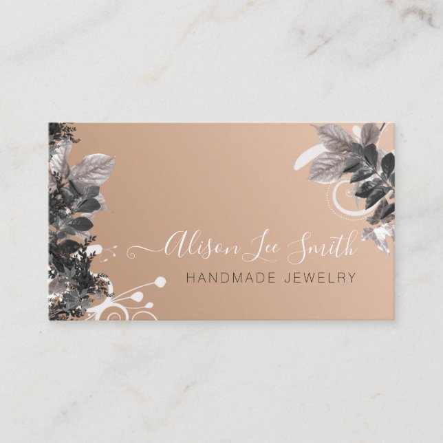 Handmade Jewelry Business Card (Front)