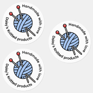 Handmade Knitting Personalized   Labels