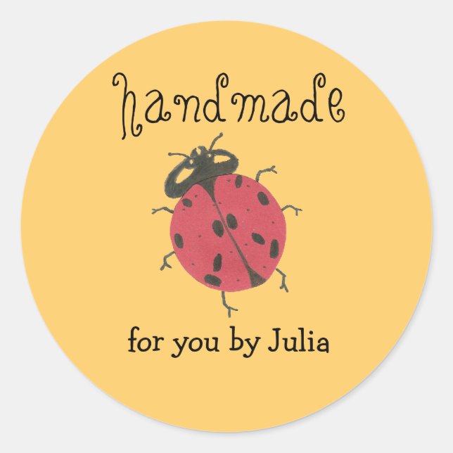 "Handmade" label (Front)