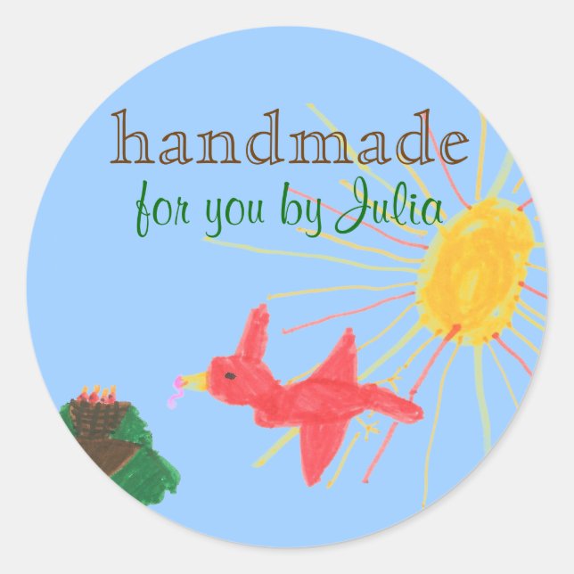 "Handmade" label (Front)