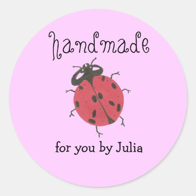 "Handmade" label (Front)