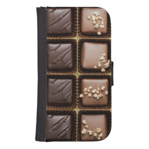 Handmade luxury chocolate in a box galaxy s4 wallet case