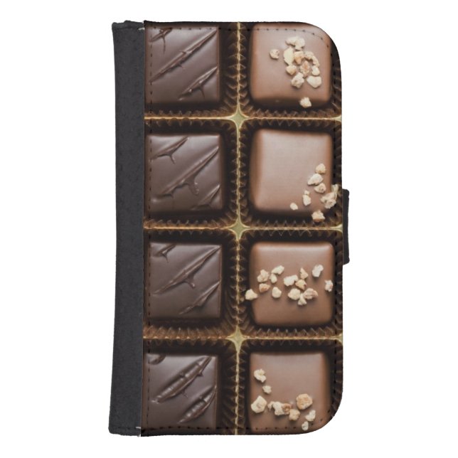 Handmade luxury chocolate in a box samsung galaxy wallet case (Front)