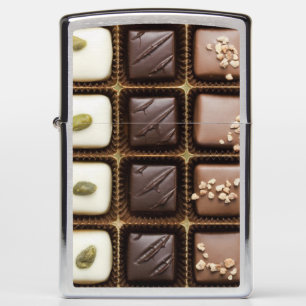 Handmade luxury chocolate in a box zippo lighter