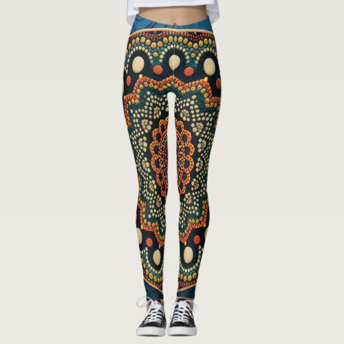 HANDMADE MULTICOLOR DECOR LEGGINGS