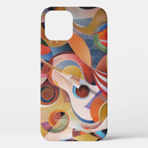 Handmade Music Abstract Painting iPhone 12 Case