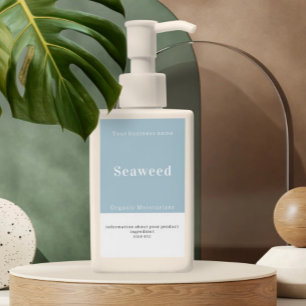 Handmade Personalized Product Information  Rectangular Sticker