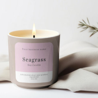 Handmade Personalized Product Information Square Sticker