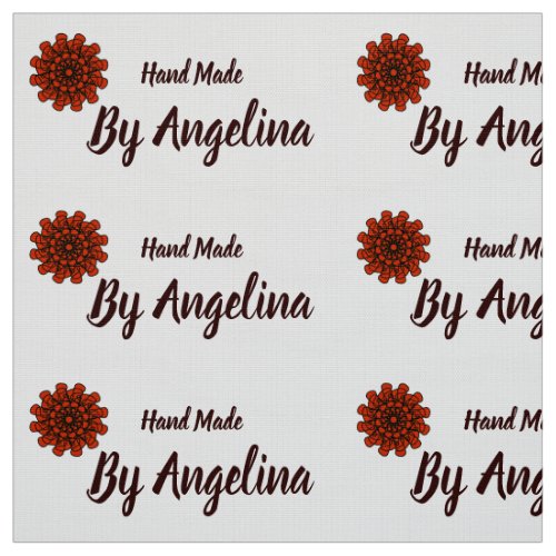 Handmade personalized sewing labels fabric