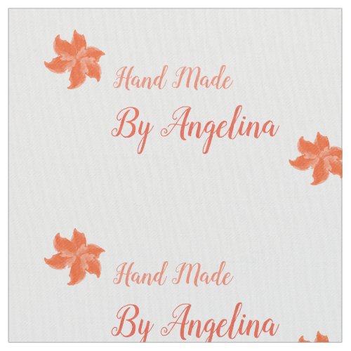 Handmade personalized sewing labels fabric