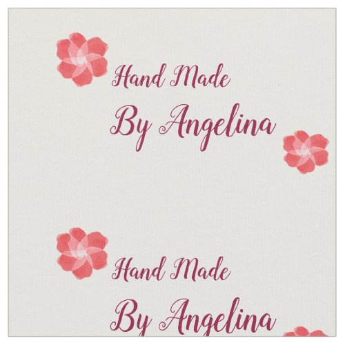 Handmade personalized sewing labels fabric just cu