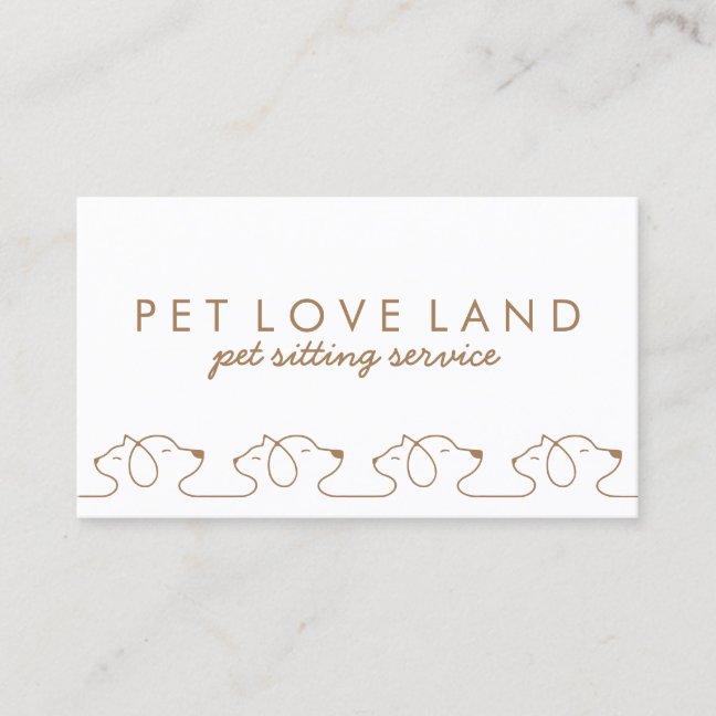 Handmade Pet Gear Maker Business Card