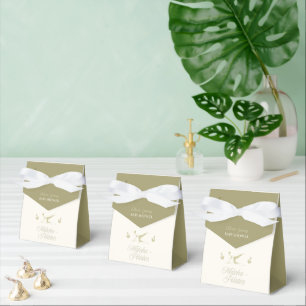 Handmade pilates baby shower favor boxes