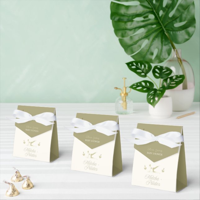 Handmade pilates baby shower favor boxes (Multiple)