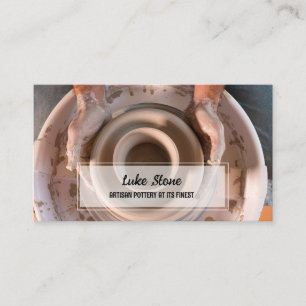 Handmade  Pottery Business Card