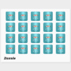 Handmade Product Floral Turquoise Business