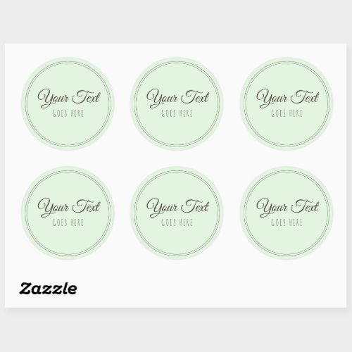 Handmade Product Simple Trendy Modern Classic Round Sticker