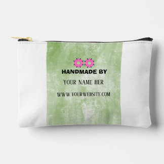 Handmade Product Vintage Floral Gold Business Accessory Pouch