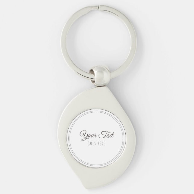 Handmade Product Vintage Simple Trendy  Keychain (Front)