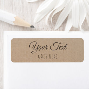Handmade Product Vintage Simple Trendy Kraft Paper Label