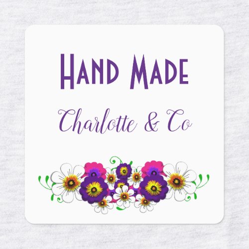 Handmade Products Personalized Labels