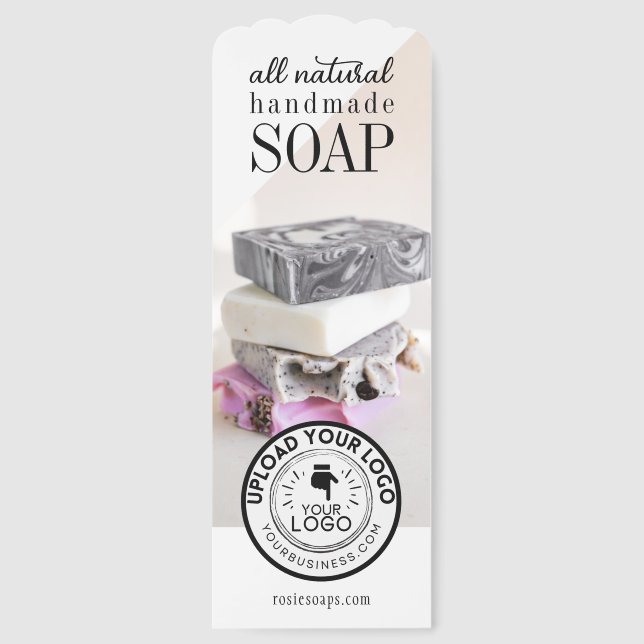 Handmade Soap Business Product Photos Logo Bookmarks (Front)