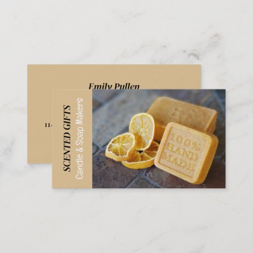 Handmade Soap Candle  Soap Maker Business Card