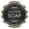 Handmade Soap Gold Border Modern Stripes