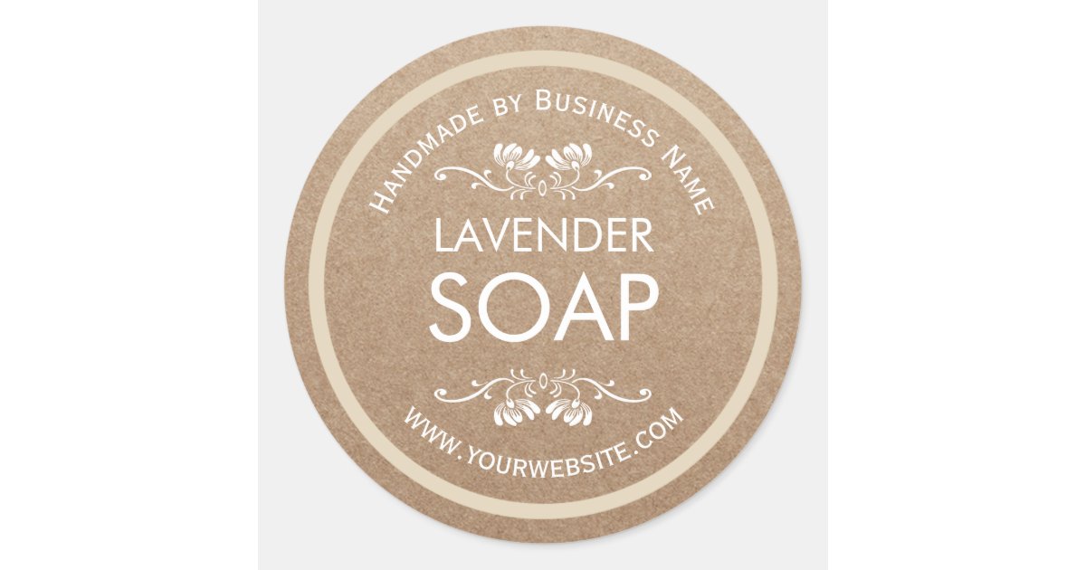 Handmade Soap Making Vintage Floral Rustic Kraft Classic ...