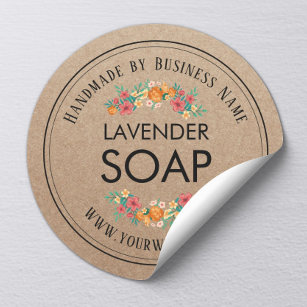 No2 Handmade Soap Making Labels x36 adhesive vinyl Stickers Natural  ingredients