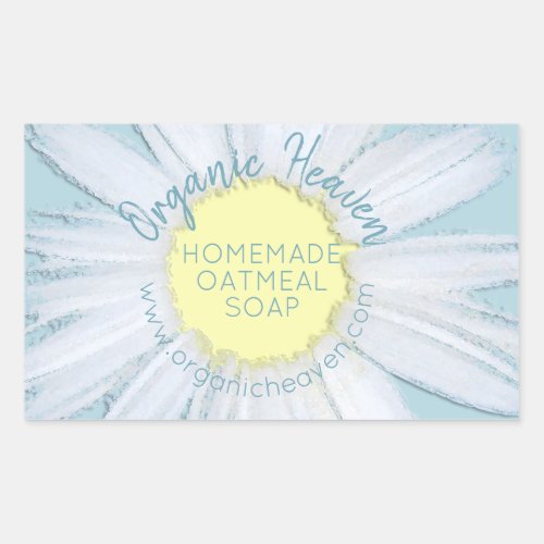 Handmade Soap Rustic Country Daisy Product Label