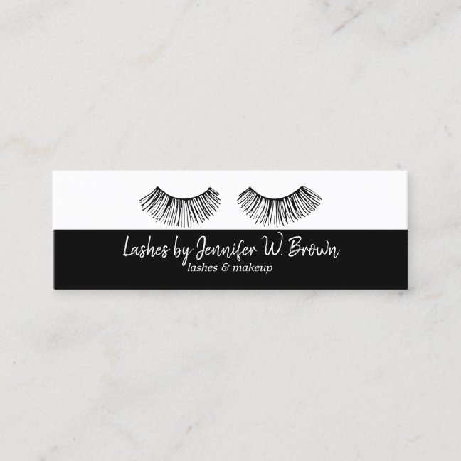 Handmade Strip Lash Artisan Mini Business Card