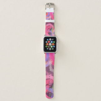 Handmade surreal abstract pattern. Modern artistic Apple Watch Band