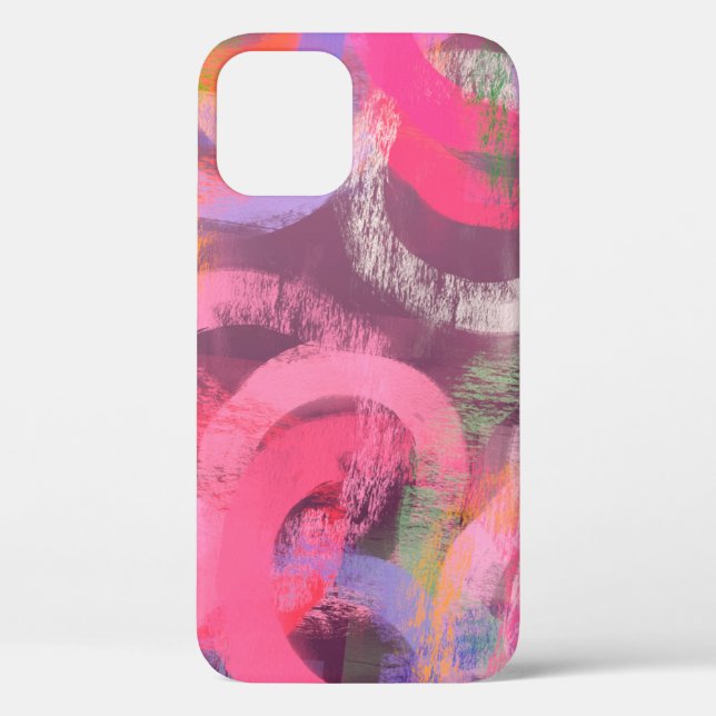 Handmade surreal abstract pattern. Modern artistic Case-Mate iPhone Case (Back)