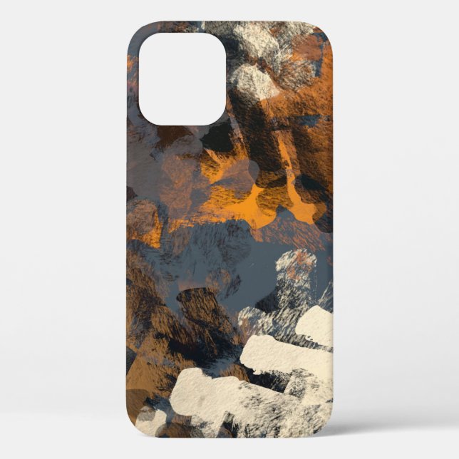 Handmade surreal abstract pattern. Modern artistic Case-Mate iPhone Case (Back)