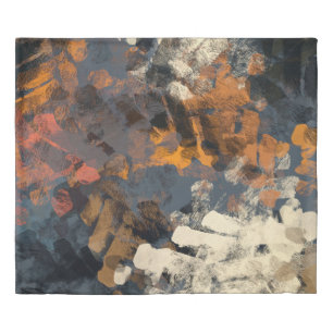 Handmade surreal abstract pattern. Modern artistic Duvet Cover