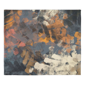Handmade surreal abstract pattern. Modern artistic Duvet Cover