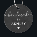 Handmade Tags, Custom Craft Shop Tag, Chalkboard Favor Tags<br><div class="desc">These are the perfect little gift tags. You can customize front and back text.</div>