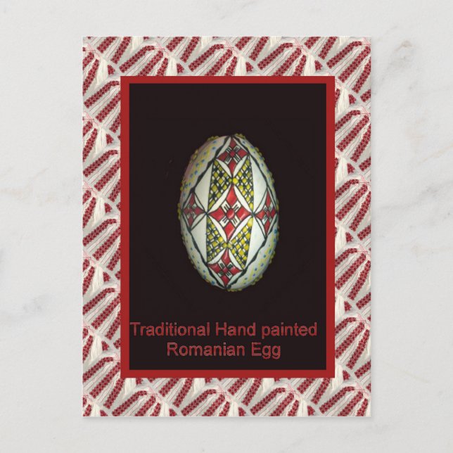 Handmade traditional Romanian handicrafts Postcard (Front)