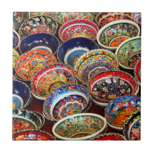 Handmade Turkish Pottery Ceramic Tile