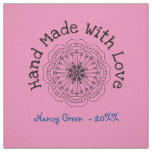 Handmade Uncut Personalized Quilt Sewing Labels  Fabric