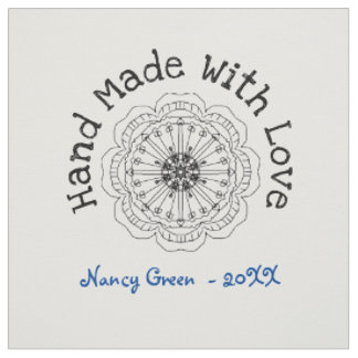 Handmade Uncut Personalized Quilt Sewing Labels Fabric