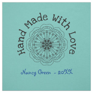 Handmade Uncut Personalized Quilt Sewing Labels Fabric