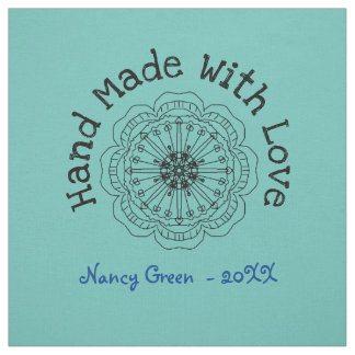 Handmade Uncut Personalized Quilt Sewing Labels Fabric