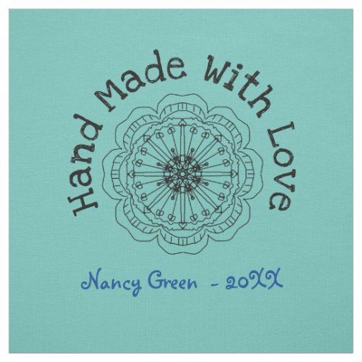 Handmade Uncut Personalized Quilt Sewing Labels  Fabric