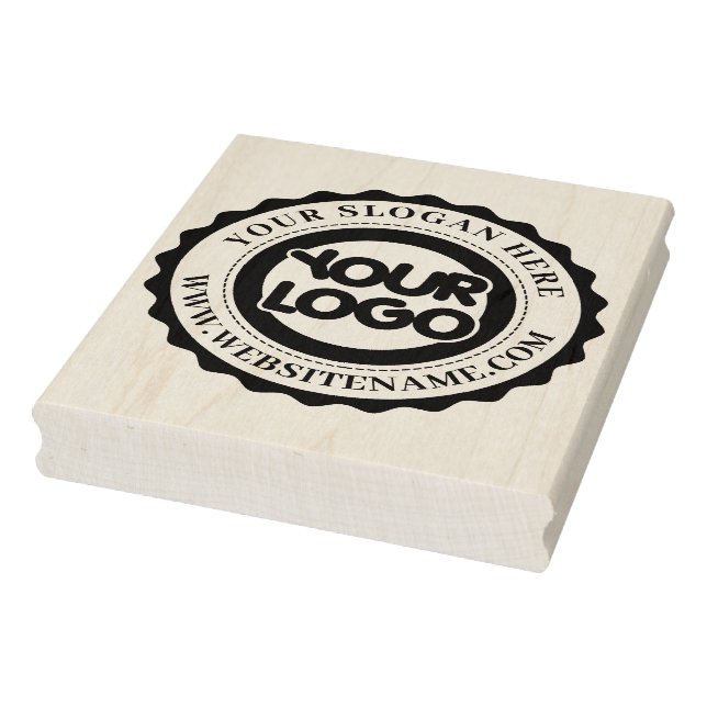 Handmade Website Business Logo Custom Rubber Stamp (Stamp)