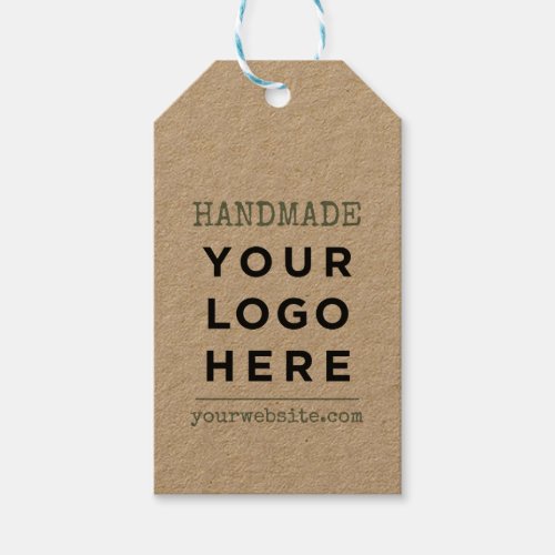 Handmade Website Your Business Logo Custom Product Gift Tags